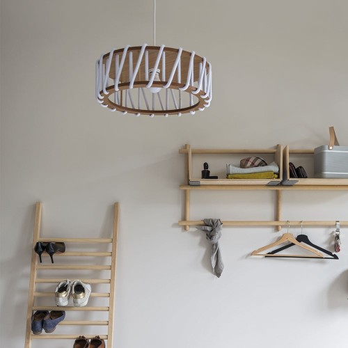 Macaron hanglamp blauw S Emko