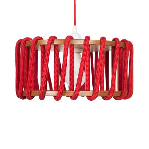 Macaron lamp red S Emko