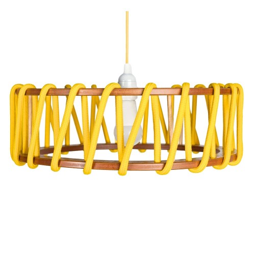 Suspension Macaron jaune L Emko