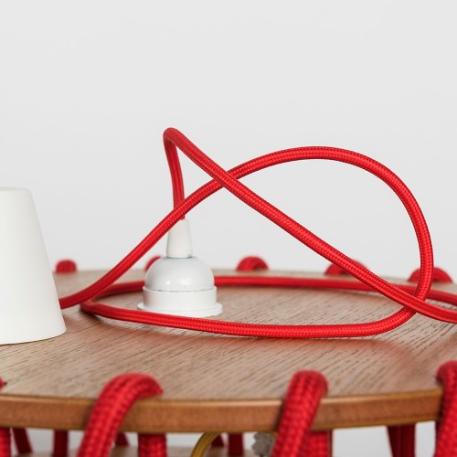 Suspension Macaron rouge L Emko