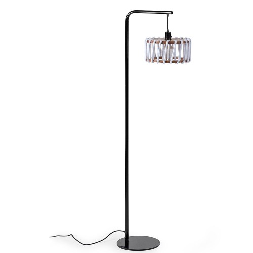 Macaron vloerlamp zwart wit S Emko