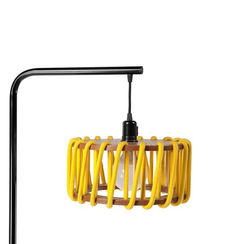 Macaron floor lamp black & yellow S Emko