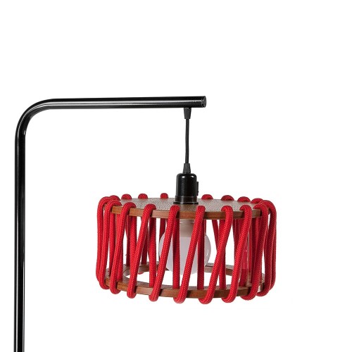Macaron floor lamp black & red S Emko