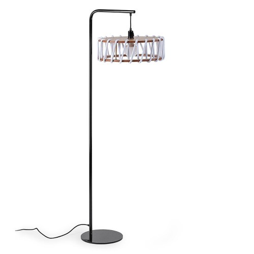 Macaron floor lamp black & white L Emko