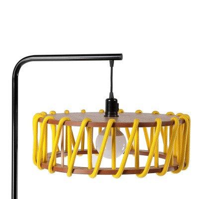 Macaron floor lamp black & yellow L Emko 2