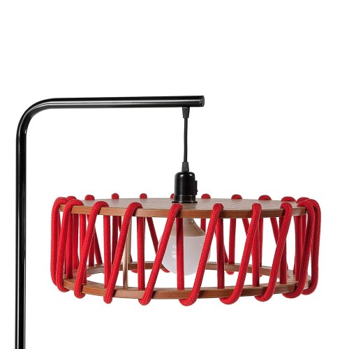 Macaron floor lamp black & red L Emko
