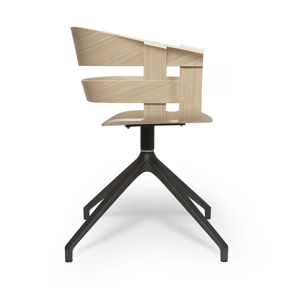 Wick bureaustoel eiken & donkergrijs Design House Stockholm