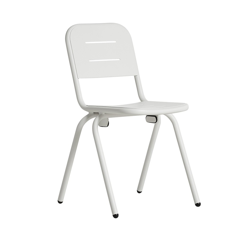 Ray café chair white (set of 2) Woud