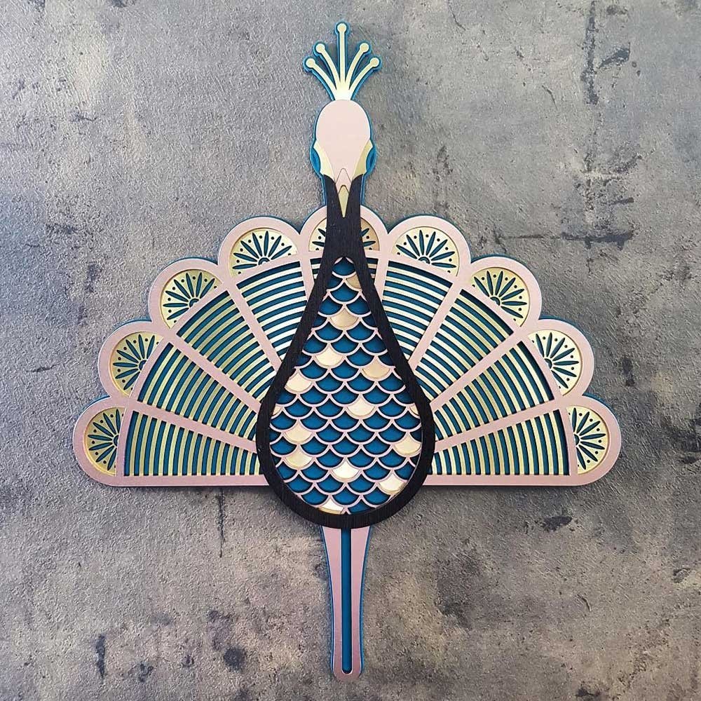 Décoration murale The Peacock Umasqu