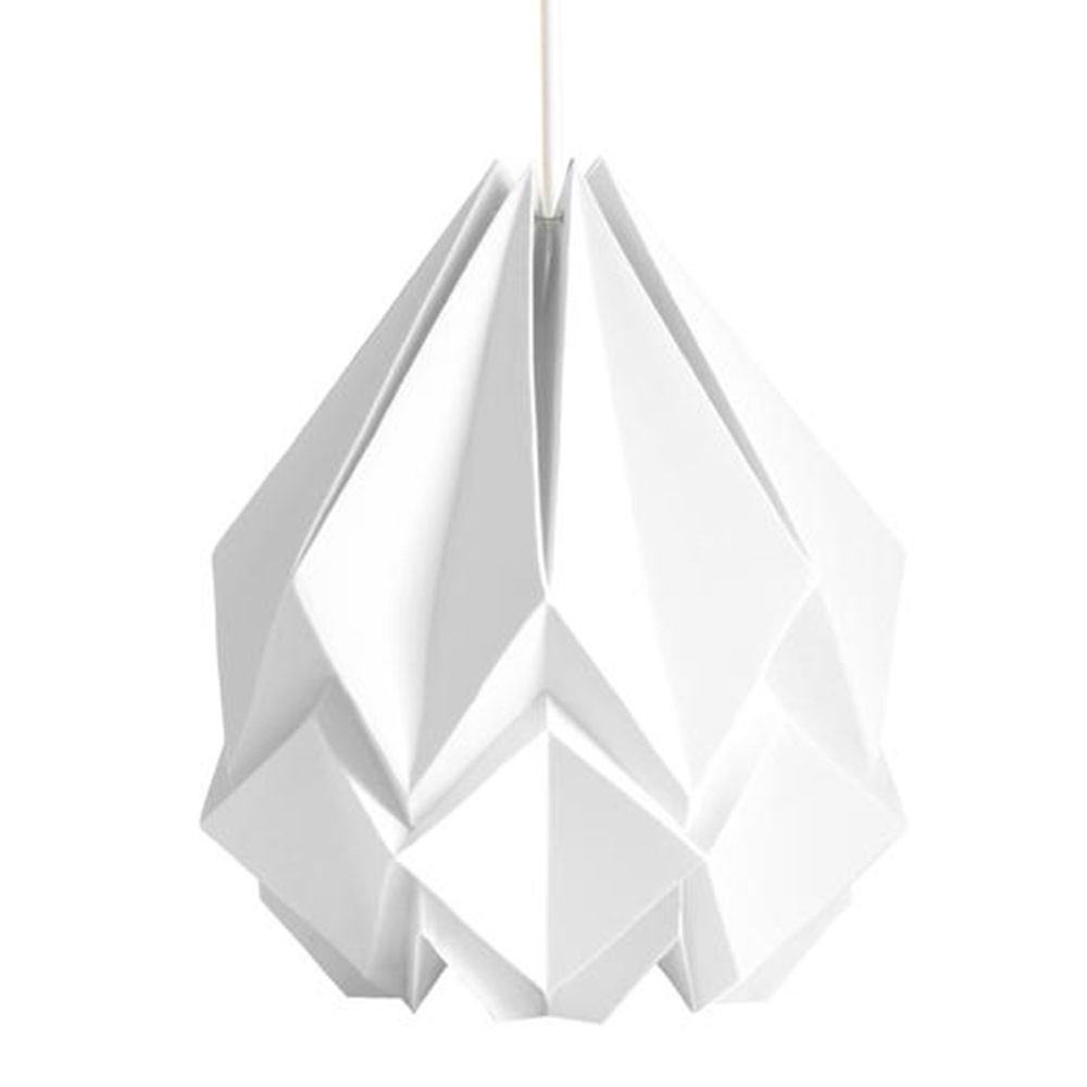 Hanahi hanger van wit papier Tedzukuri Atelier
