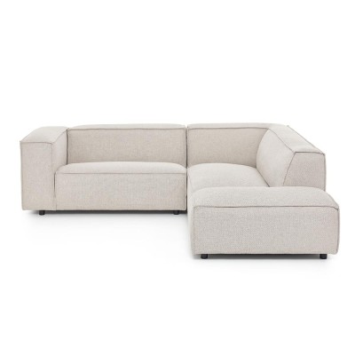 Sofá de 2,5 plazas Dunbar con chaise longue Polvere 21 Beige Fést