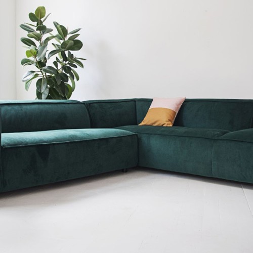 Divano Dunbar 3 posti con chaise longue Juke 162 Forest Fést