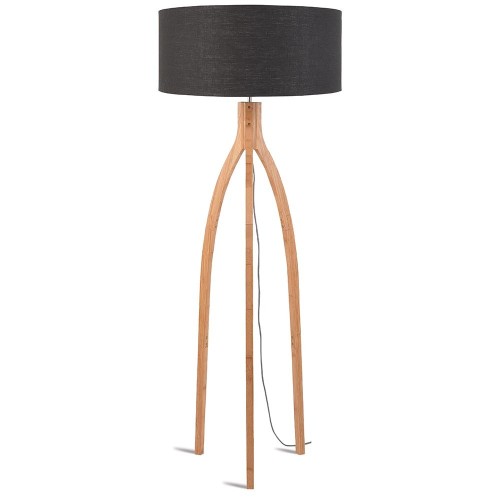 Lampadaire Annapurna lin gris foncé Good & Mojo