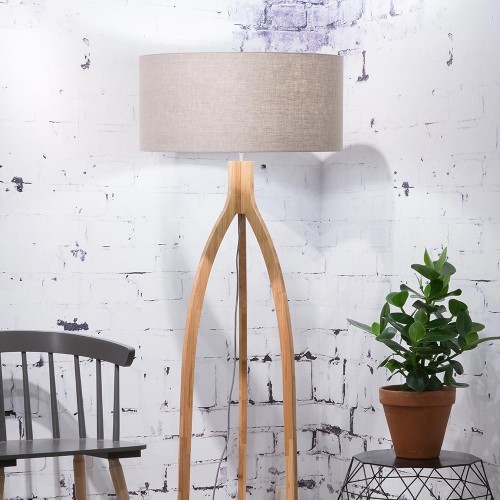 Lampadaire Annapurna lin foncé Good & Mojo