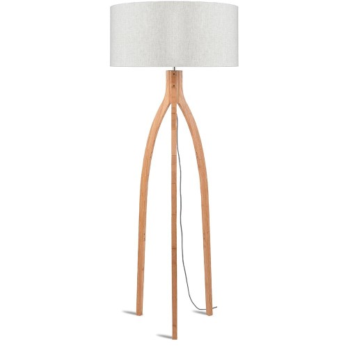 Lampada da terra Annapurna lino chiaro Good & Mojo