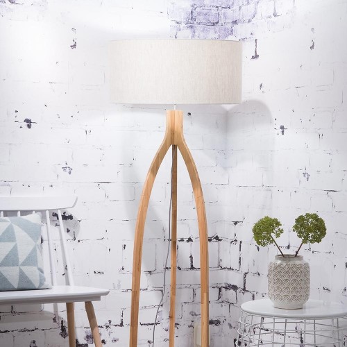 Lampadaire Annapurna lin clair Good & Mojo
