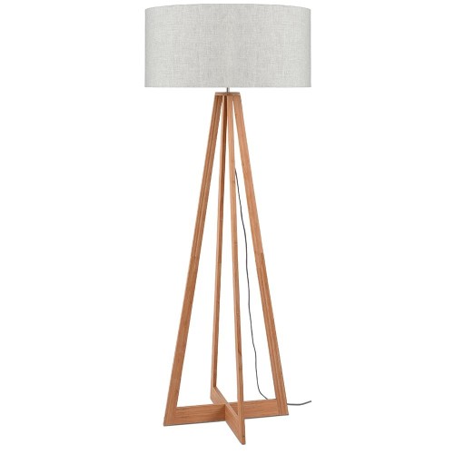 Everest floor lamp linen light Good & Mojo