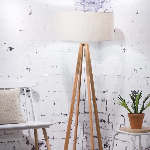 Everest floor lamp linen light Good & Mojo