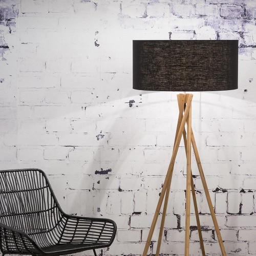 Lampadaire Kilimanjaro lin noir Good & Mojo