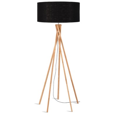 Kilimanjaro floor lamp linen black Good & Mojo 2