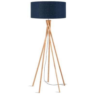 Vloerlamp Kilimanjaro linnen blauw denim Good & Mojo 2