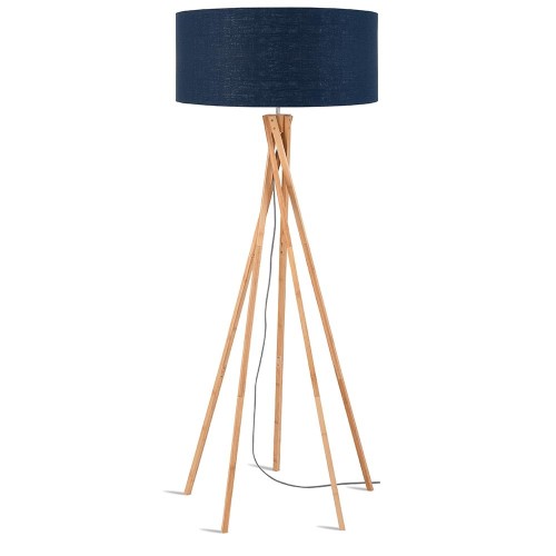 Vloerlamp Kilimanjaro linnen blauw denim Good & Mojo