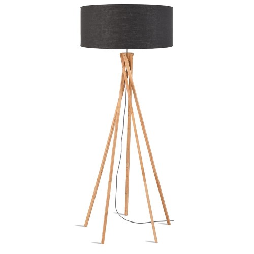 Lampadaire Kilimanjaro lin gris foncé Good & Mojo