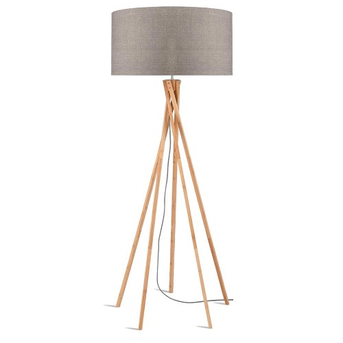 Kilimanjaro vloerlamp donker linnen Good & Mojo