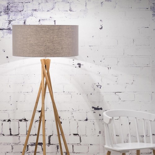 Kilimanjaro floor lamp linen light grey Good & Mojo