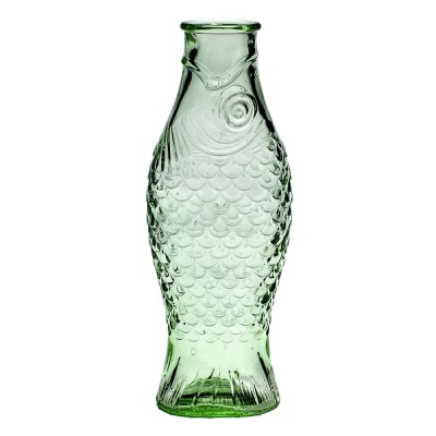 Fish & Fish bottle 1L transparent green Serax