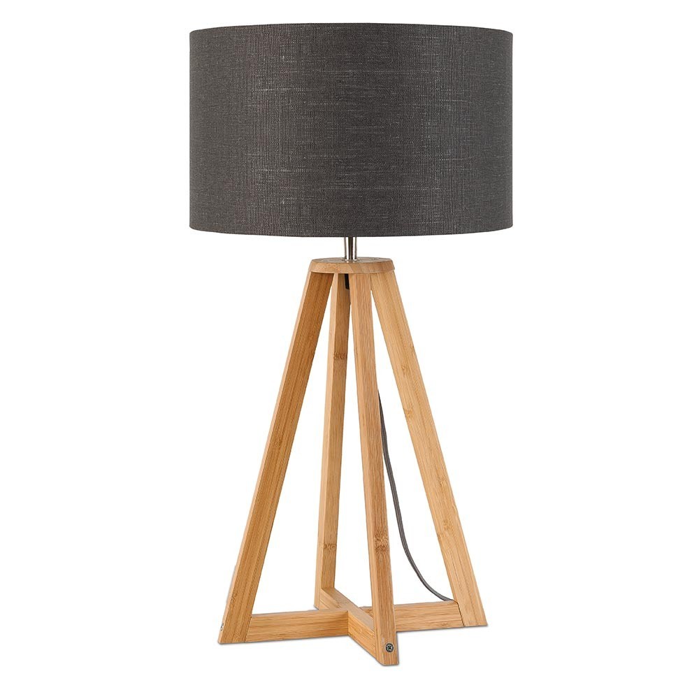 Everest table lamp linen dark grey Good & Mojo