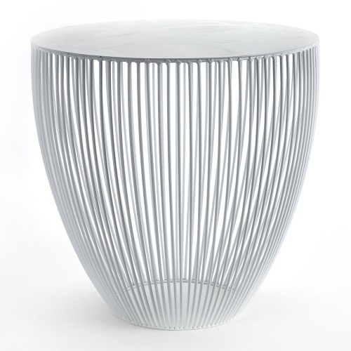 Tavolo Bingo L bianco Ø50 cm Serax