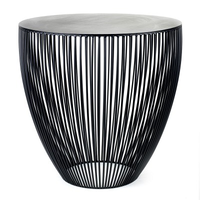 Bingo Tisch L schwarz Ø50 cm Serax Serax