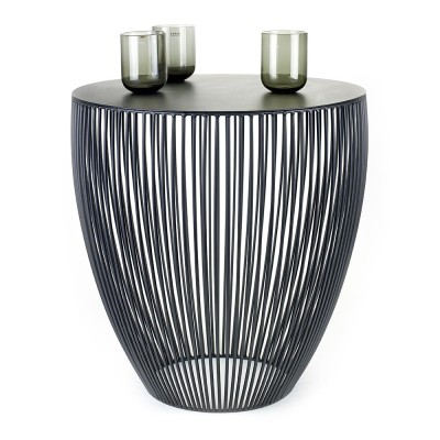 Table Bingo L noir Ø50 cm Serax 2