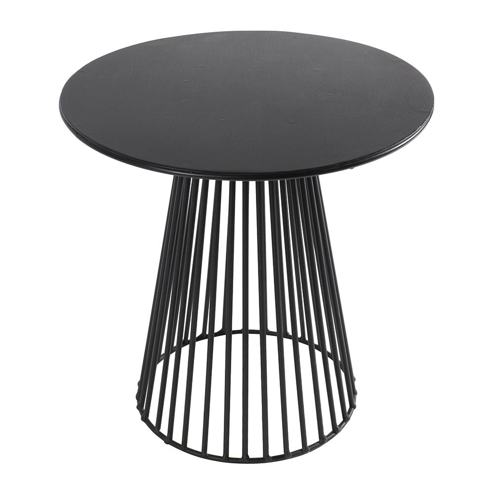 Garbo coffee table black Ø40 cm Serax