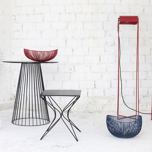 Mesa de centro Garbo negro Ø50 cm Serax