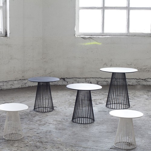 Garbo Couchtisch schwarz Ø50 cm Serax