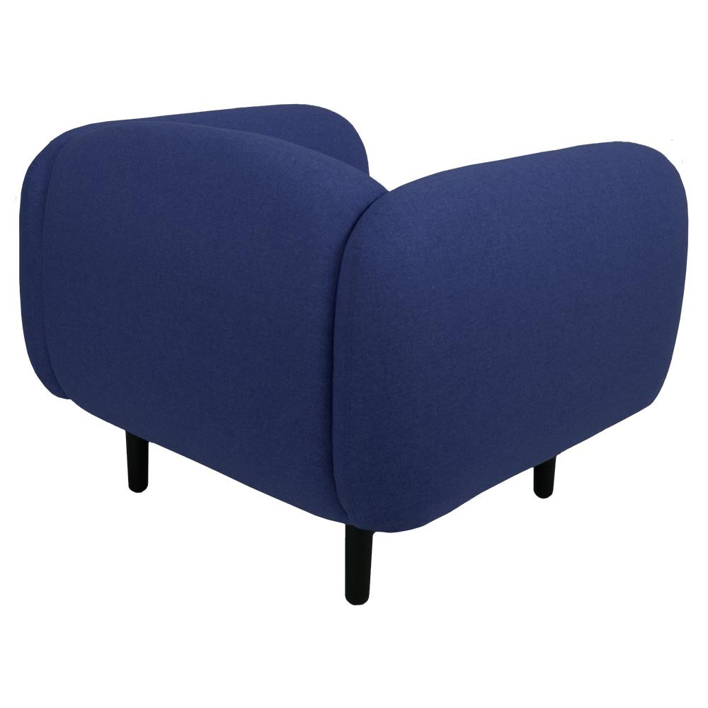 Moïra armchair blue fabric ENOstudio