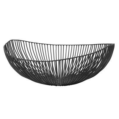 Plate ovale Meo black Serax