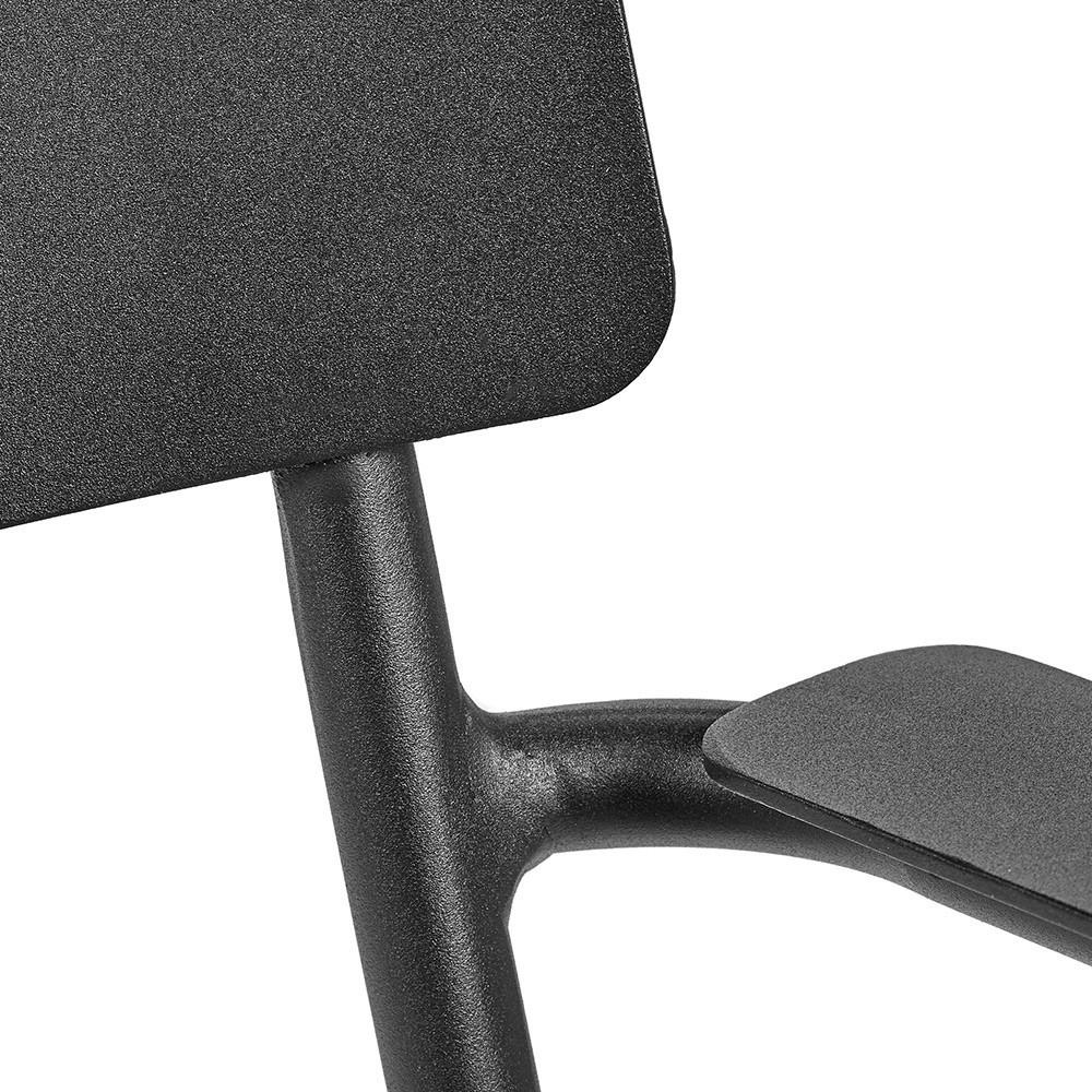 August dining chair black with armrests Serax