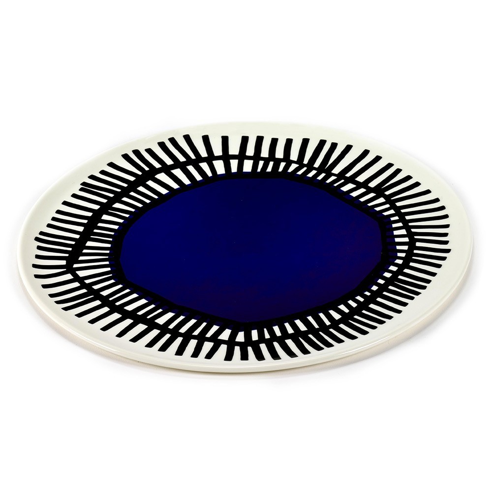 Plate blue Table Nomade Ø32 cm Serax