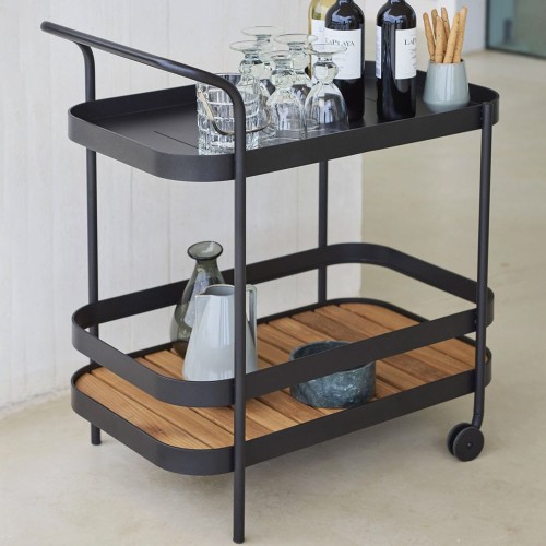 Roll bar trolley grey Cane-Line