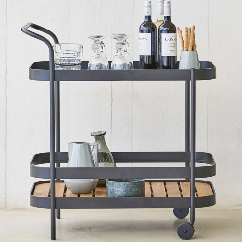 Desserte Roll bar gris Cane-line