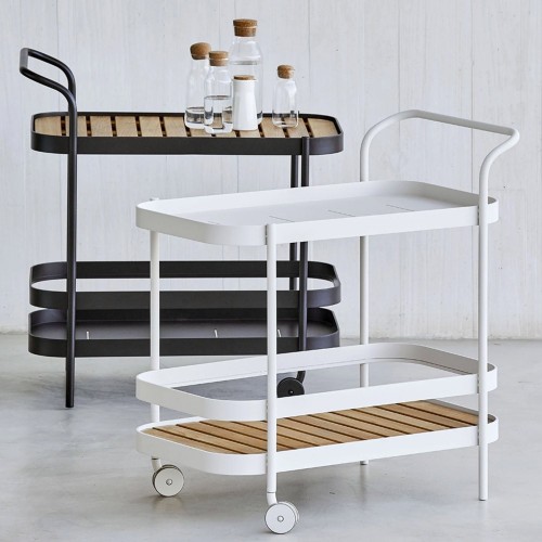 Carro con barra antivuelco gris Cane-line