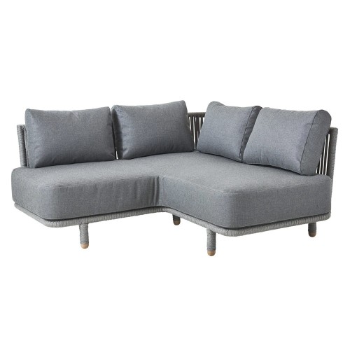 Moments corner module grey Cane-Line