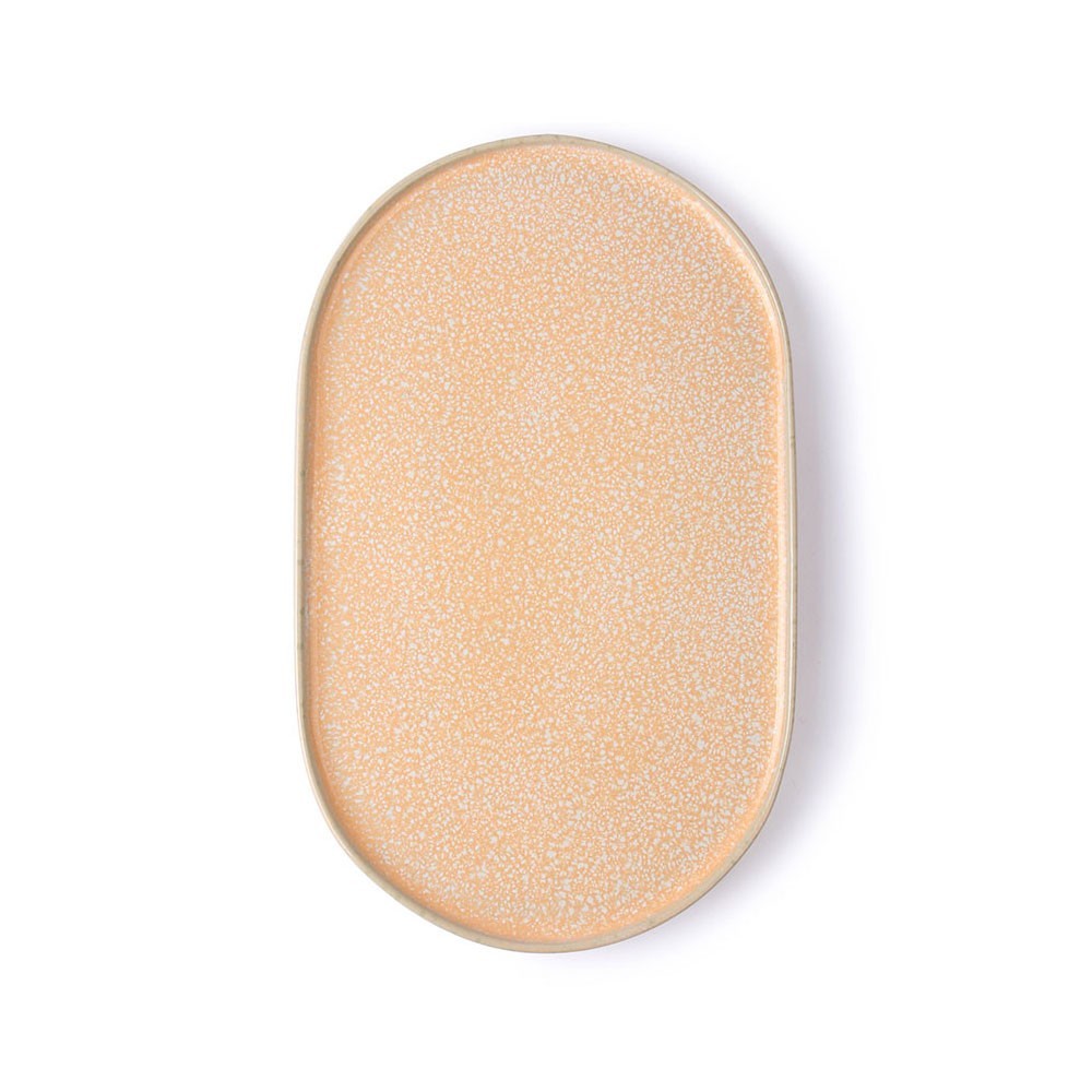 Gallery oval side plate peach HKliving