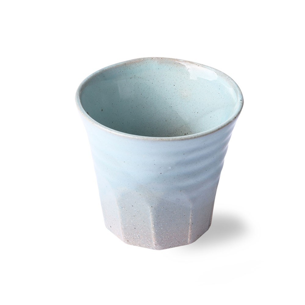 Bold & Basic ceramic mug grey/blue (set of 6) HKliving