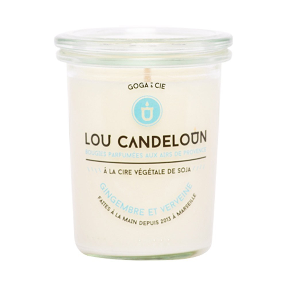 Scented candle 120g Ginger and verbena Lou Candeloun