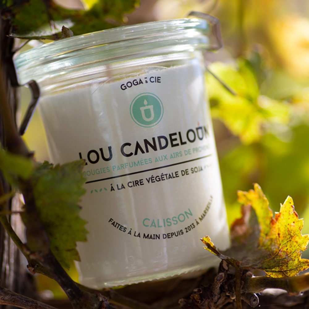 Scented candle 120g Calisson Lou Candeloun