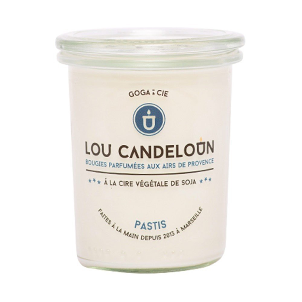 Bougie parfumée 120g Pastis Lou Candeloun